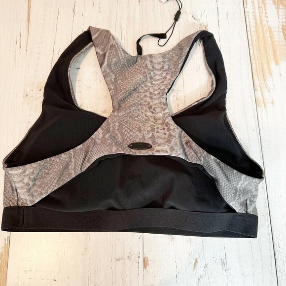 KORAL Tax Infinity Sports Bra Snakeprint Size Small Reptile - Picture 2 of 8